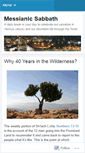 Mobile Screenshot of messianicsabbath.com